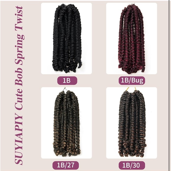 NWT Braiding Hair Extensions for Black Women (1B/27#, 8 inch) - Picture 7 of 8